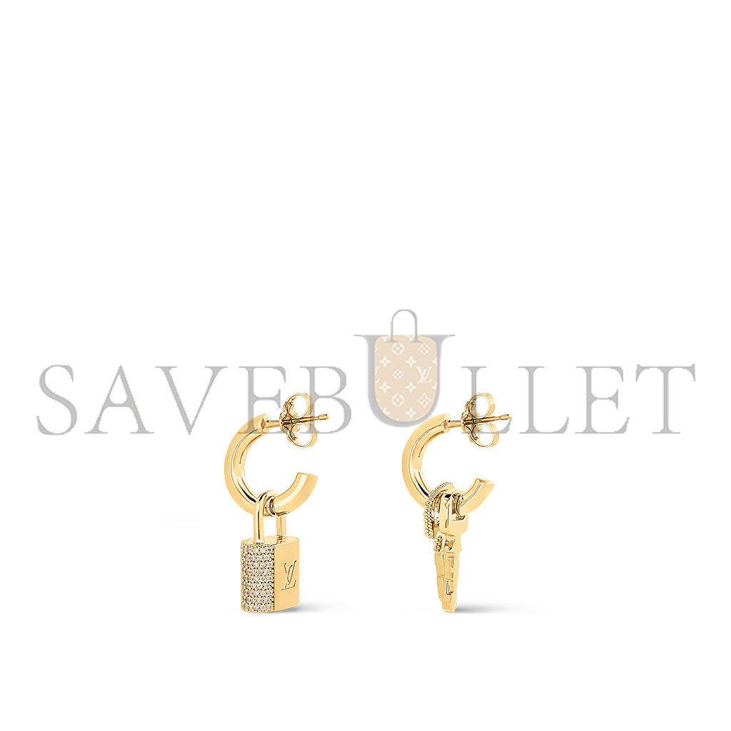 l**is V*t*n lv padlock earrings m01583